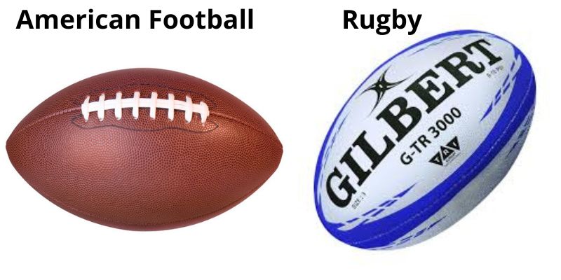 rugby ball vs american football