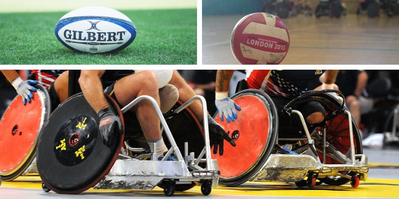 wheelchair rugby equipment like chair ball